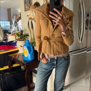 The Day's Tan cropped Jacket